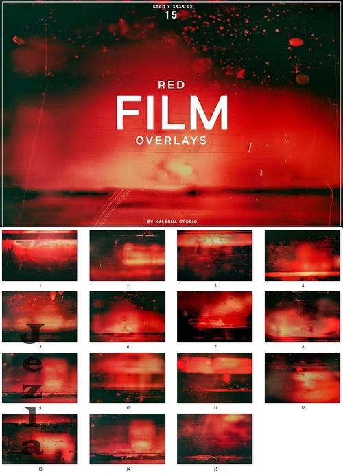 Red Film Overlays - 3Q7PEYB