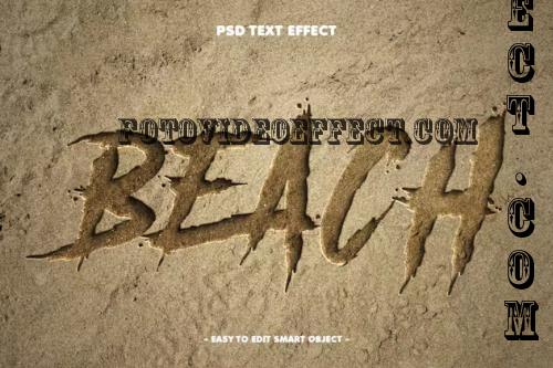 Beach Editable Text Effect - 3AT9HF6