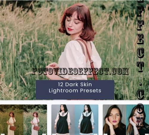 12 Dark Skin Lightroom Presets - TSS7NP8