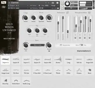 Westwood Instruments Solo Winds Untamed KONTAKT