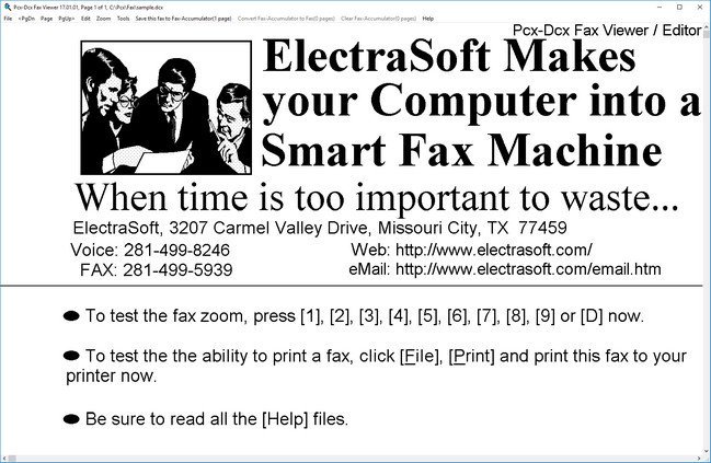 ElectraSoft Pcx-Dcx Fax Viewer 24.07.27