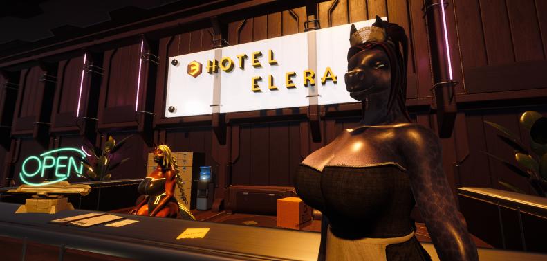 Hotel Elera [InProgress] (Project Elera) [uncen] [SLG, 3D, Unity, Fantasy, Furry, Clothes Changing, Big tits, Big Ass, Sex Toys, Anal, Blowjob, VR] [eng]