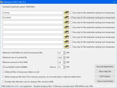 GiMeSpace RAM Folder Pro 2.2.1.38