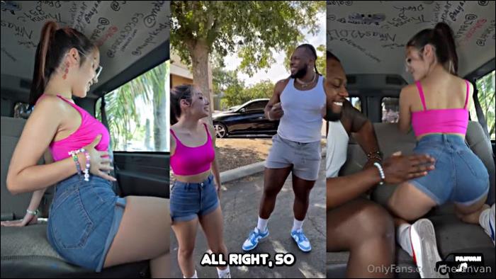 Onlyfans: Violet Gems Fucks a BBC On Fanbus {HD}