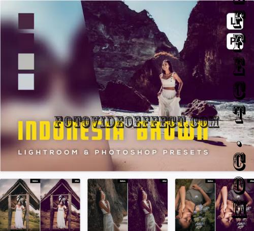 6 Indonesia Brown Lightroom and Photoshop Presets - TBU4CLY