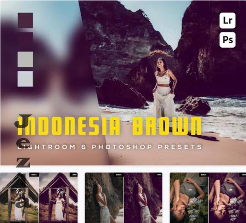 6 Indonesia Brown Lightroom and Photoshop Presets - TBU4CLY