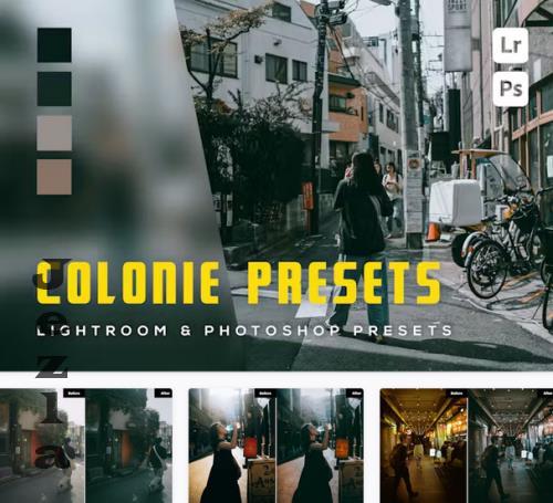 6 Colonie Presets Lightroom and Photoshop Presets - 9AC73VK