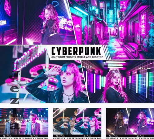 Cyberpunk Lightroom Presets Mobile And Desktop - XZWSQ2X