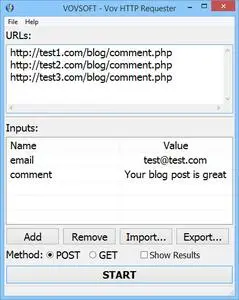 VovSoft Http Requester 5.1