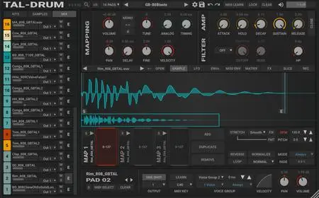 Togu Audio Line TAL–Drum v2.6.2 (Win/macOS/Linux)