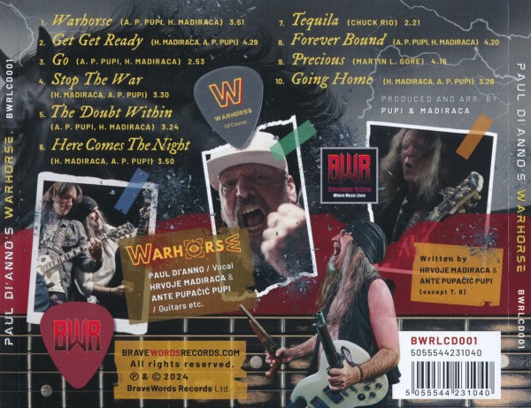 Paul Di'Anno's Warhorse - Paul Di'Anno's Warhorse (2024) (Lossless + 320)