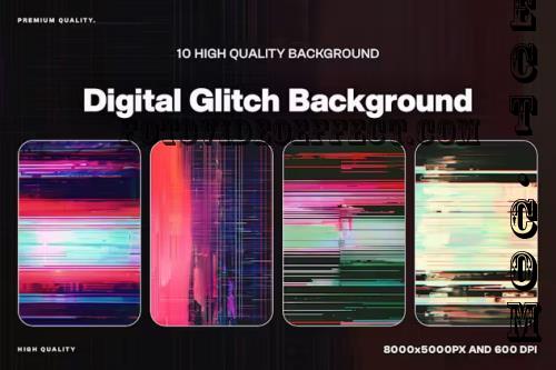 10 Digital Glitch Background - 76XTCAK