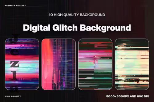 10 Digital Glitch Background - 76XTCAK