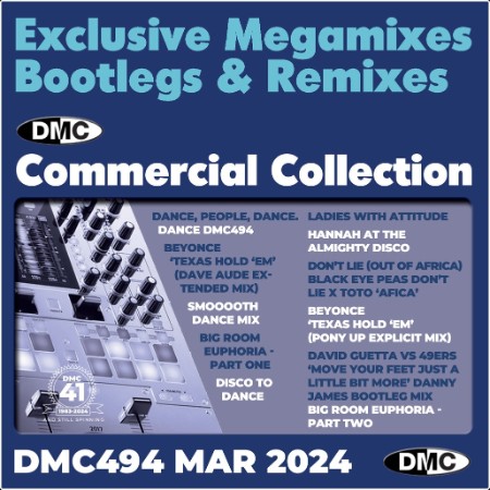 Various Artists - DMC Commercial Collection 494 (2CD) (2024) Mp3 320kbps  1783893b210a2e0fd38da2e460dbd049