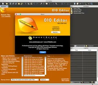 SweetScape 010 Editor 15.0 macOS