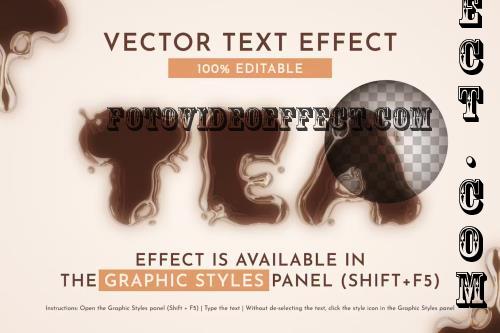 Tea Editable Text Effect - 279993563