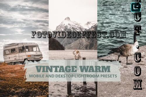 Vintage Warm Lightroom Presets Dekstop and Mobile - CPPZ577