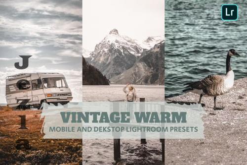 Vintage Warm Lightroom Presets Dekstop and Mobile - CPPZ577