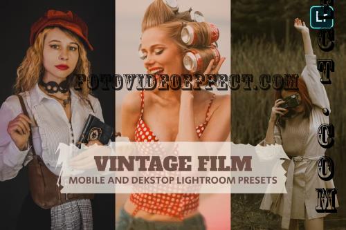 Vintage Film Lightroom Presets Dekstop and Mobile - KR7XHQ6