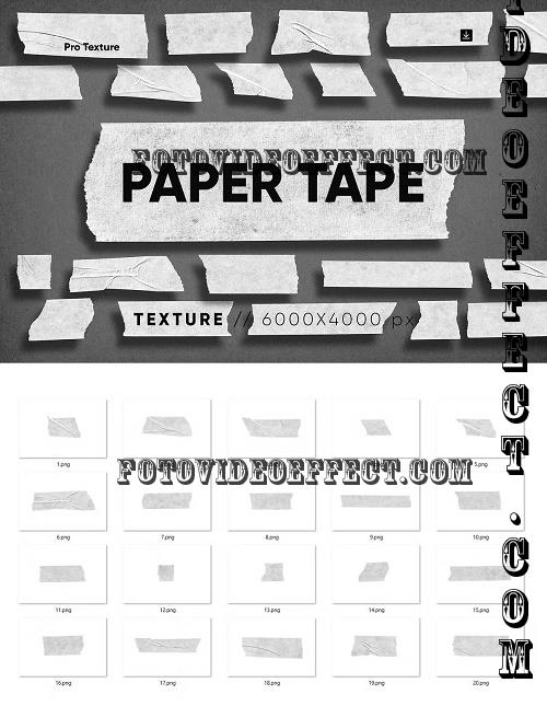 20 Paper Tape Texture HQ - 281675268