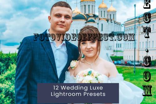 12 Wedding Luxe Lightroom Presets - W3JF95H