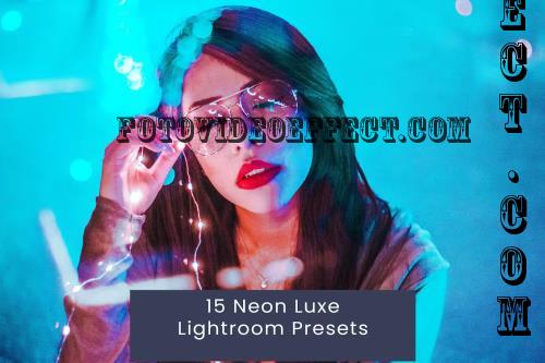 15 Neon Luxe Lightroom Presets - LWFSZFJ