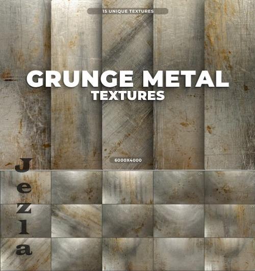 15 Grunge Metal Textures - J2JFSCL