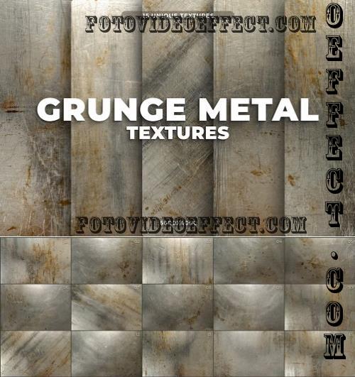 15 Grunge Metal Textures - J2JFSCL