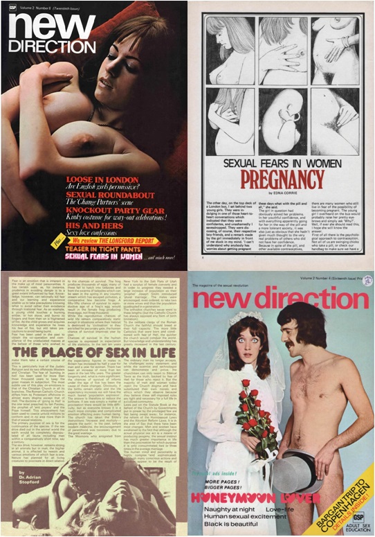 New Direction №№ 2, 8 [All sex, Solo, Erotica] [1972, UK, PDF]