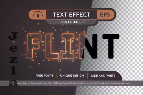 Flint Editable Text Effect - 278460842