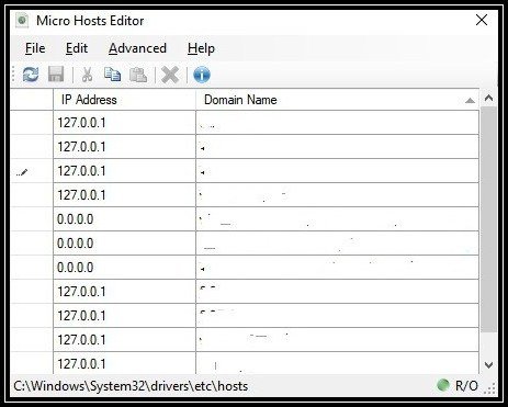 Micro Hosts Editor 1.5.1