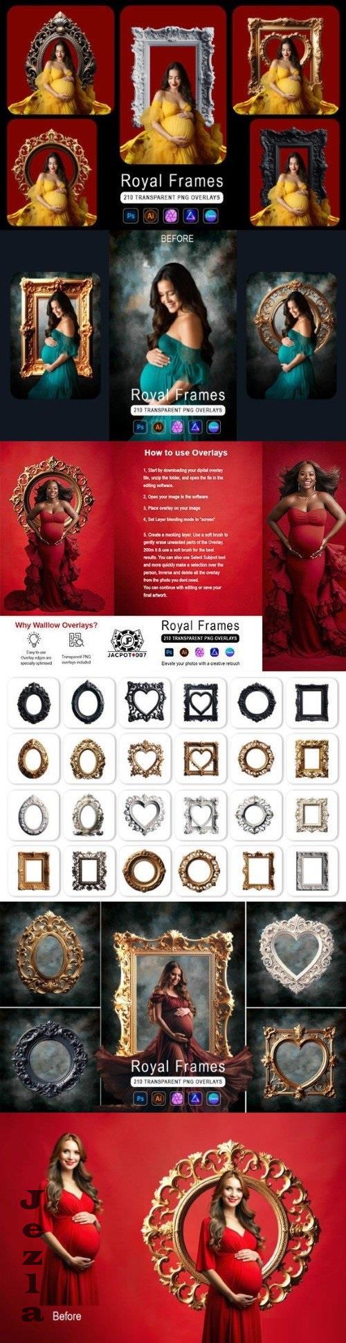 210+ Royal Frames Transparent Overlays