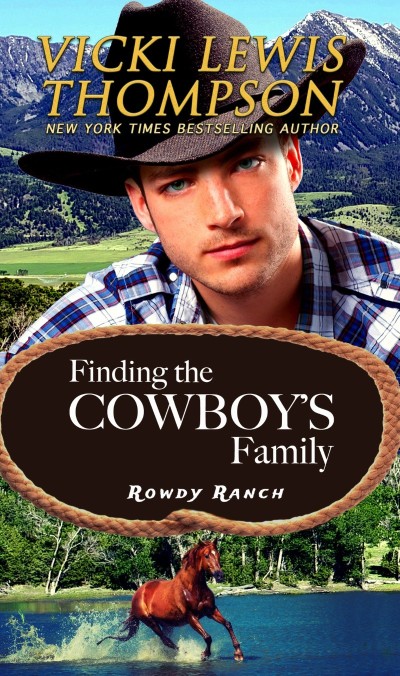 Finding the Cowboy's Family - Vicki Lewis Thompson 96229fa1cbe10ba23a934e304e419a3e