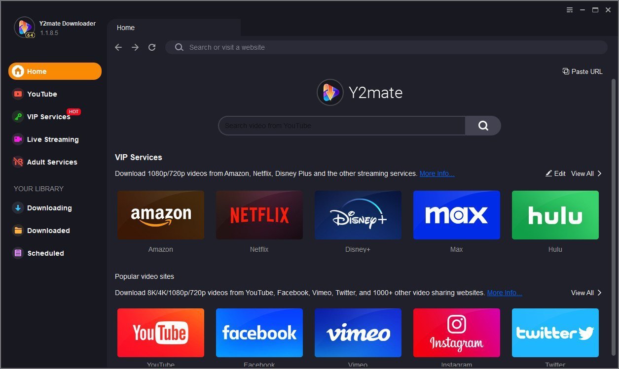 Y2mate Downloader 1.2.3.1 (x64) Multilingual