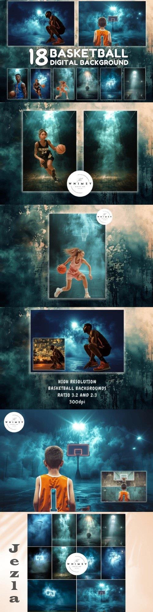 Basketball Backdrops Sport Backgrounds