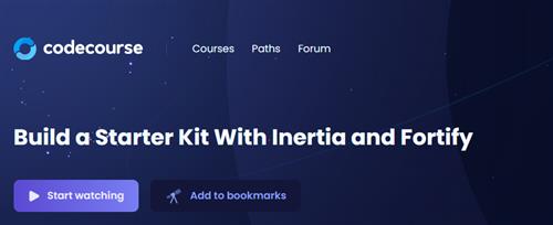 CodeCourse – Build a Starter Kit With Inertia and Fortify