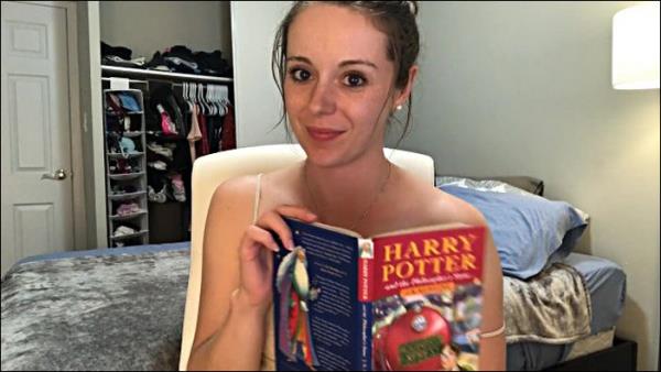 Hysterically Reading Harry Potter While Sitting On a Vibrator - [PornHub] (FullHD 1080p)