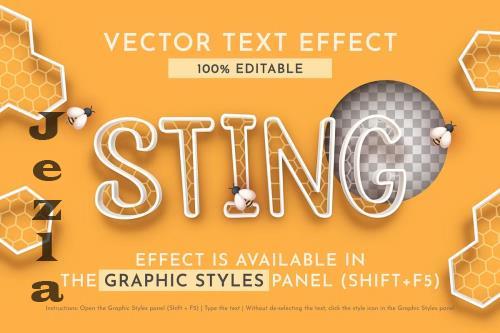 Sting Editable Text Effect - 280426622