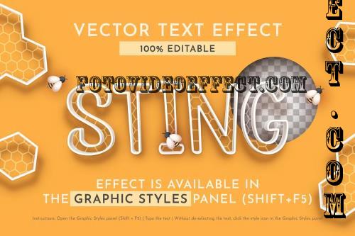 Sting Editable Text Effect - 280426622