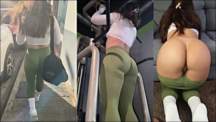 POV: Incredible Big-Ass Brunette Rewards Me By Fucking After Training At The Gym