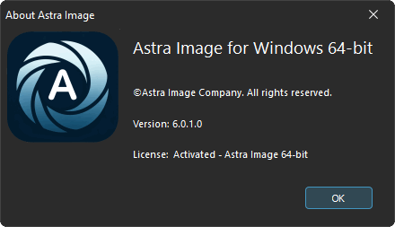 Astra Image 6.0.1.0