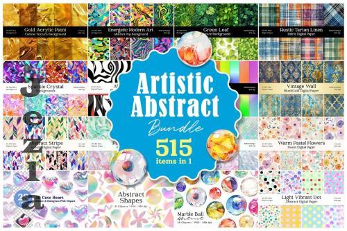 Artistic Abstracts Bundle - 20 Premium Graphics