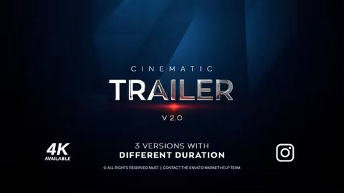 Cinematic Trailer 4K 21494406 - Project for After Effects (Videohive)