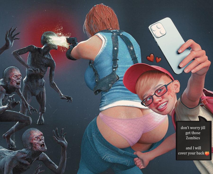 [Lemon 3D] Jill & The Boy Scouts (Resident Evil) 3D Porn Comic