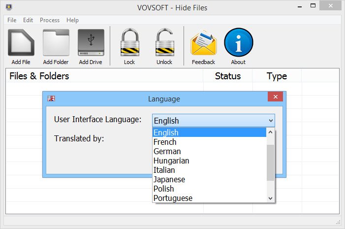 VovSoft Hide Files 8.6 Multilingual