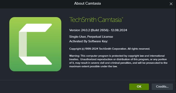 Techsmith Camtasia 2024 v24.0.2.2656