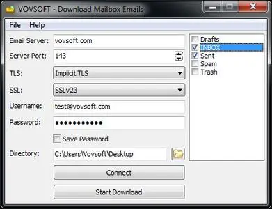 VovSoft Download Mailbox Emails 2.1.0