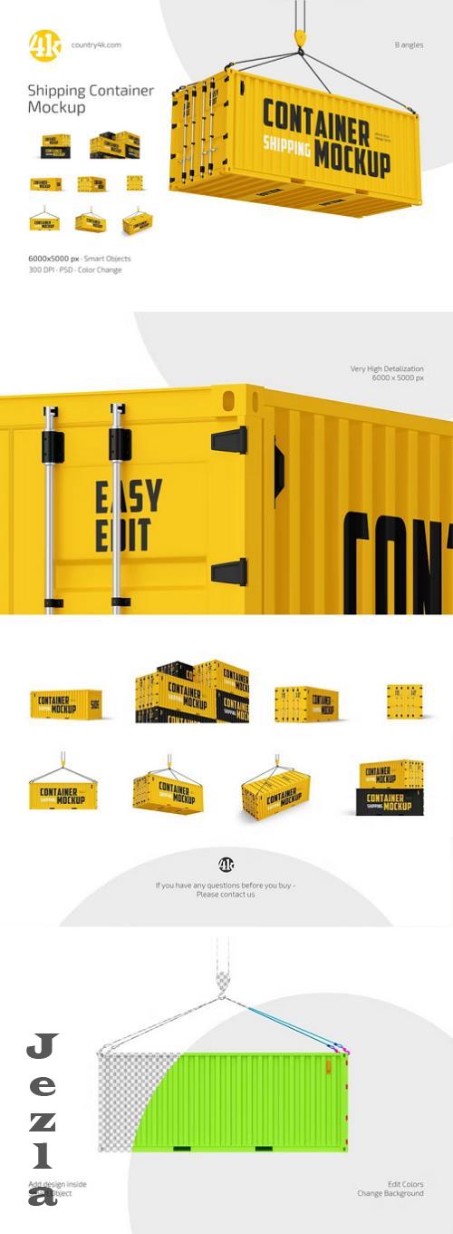 Shipping Container Mockup Set - 282574003