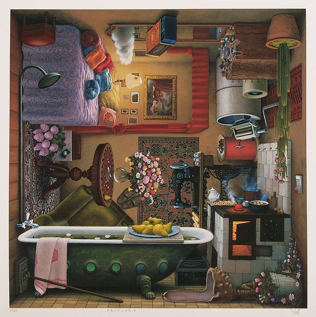 Jacek Yerka 8dc7442c0e6128e49ad3617172b62b56