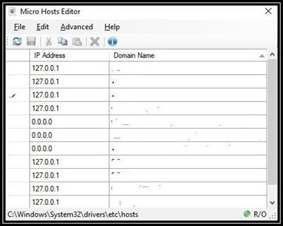 Micro Hosts Editor  1.5.2